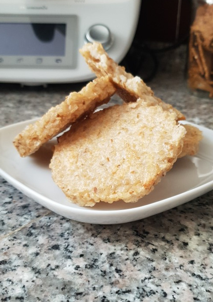 Una foto de Tortitas de arroz integral caseras