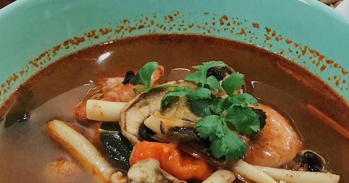 89 resep tom yam goong khas thailand enak dan sederhana 