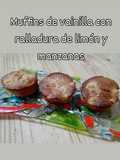 Muffins de manzana, mascabo y harina integral