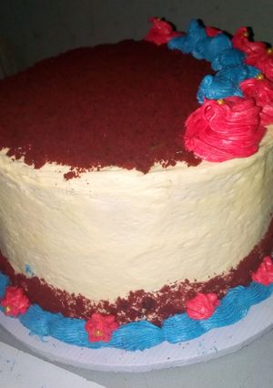 A picture of Red velvet cake.