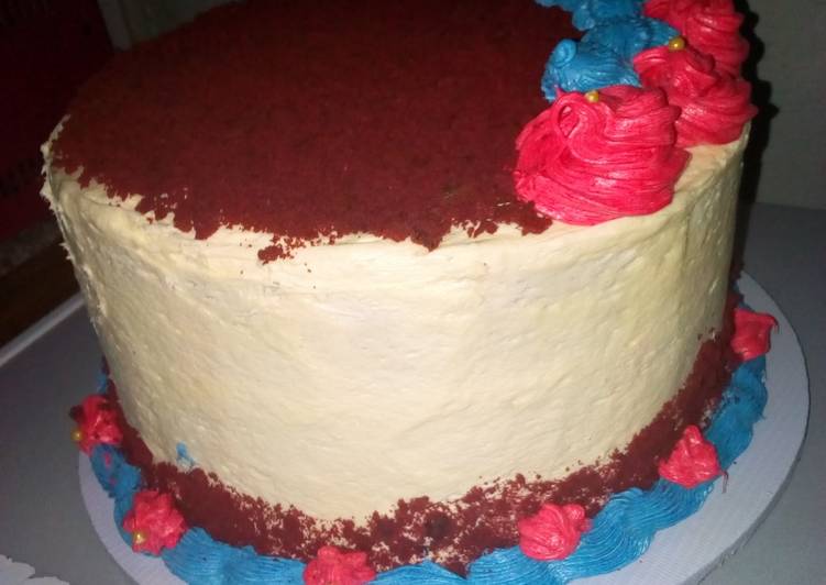 Steps to Make Quick Red velvet cake