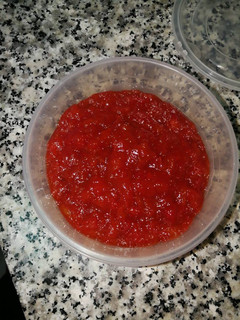 Una foto de Mermelada de pimientos rojos