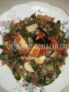 Foto resep Oseng kerang dara cabe ijo