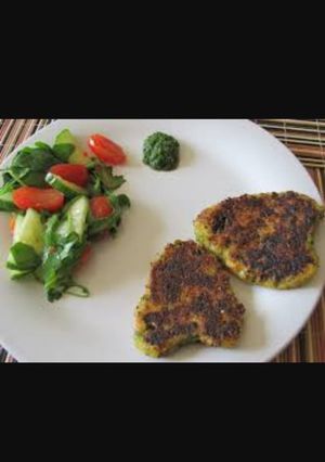 A picture of Veg cutlet.