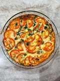 Crustless Vegetarian Quiche