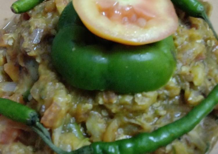 Steps to Make Baiganbartha(brinjalbartha) in 26 Minutes for Young Wife