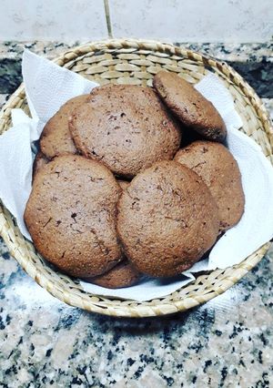 Una foto de Galletas de algarroba y harina integral