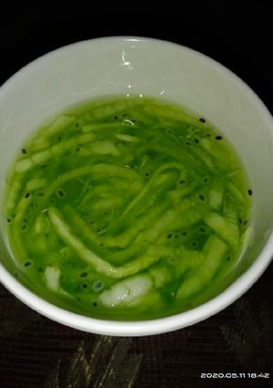 Foto resep Es Timun Lemon Selasih MaRAVia