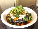 mushroom tofu salad
