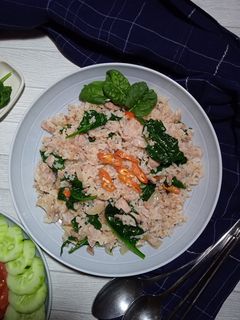 Foto resep Nasi Goreng Tuna Bayam