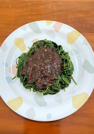 Foto resep Brambang Asem Kangkung