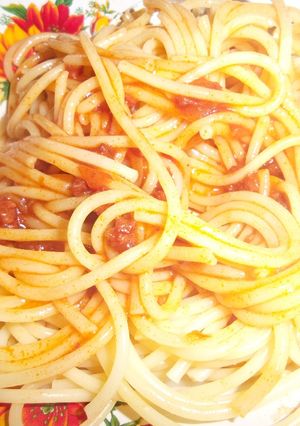 Foto resep Spaghetti saus pedas