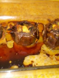 Una foto de Alcachofas rellenas de champiñón
