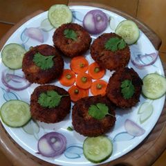 A picture of Mix-vegetable cutlet.