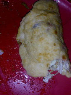 A picture of Home made shawarma.