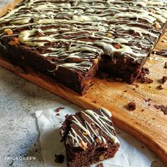 Eggless Chocolate Walnut Brownie A picture of Eggless Chocolate Walnut Brownie.