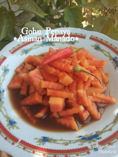 Foto resep Gohu Pepaya -Asinan Manado-