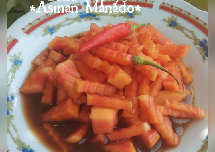 Resep Gohu Pepaya -Asinan Manado- yang Bisa Manjain Lidah