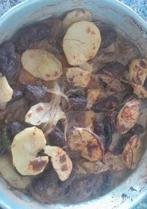 صورة لوصفة كفته مشوية بالفرن مع بطاطا 🥔