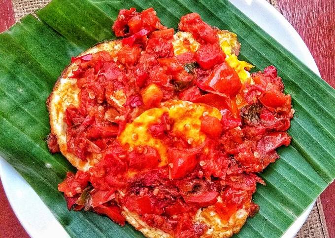 Telur Ceplok Sambal Gami