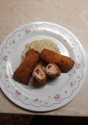 Sajtos krémmel töltött sonka recept fotója