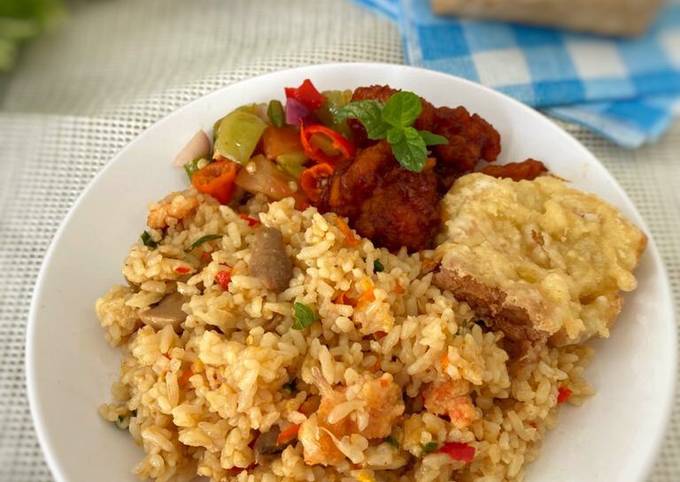 Nasi goreng jamur special