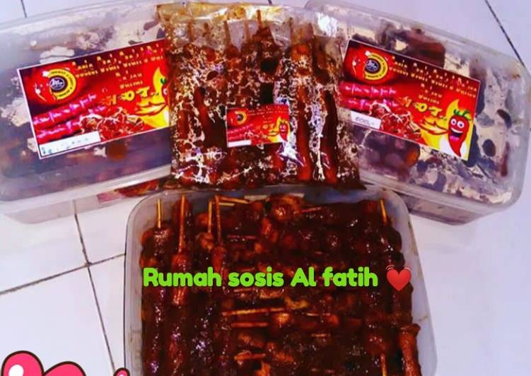 Resep Sosis,bakso,otak2 bakar sambal cinta 💗 Lezat