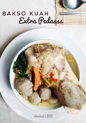 Foto resep Bakso Kuah Extra Pedasss | Pedasnya Poll..