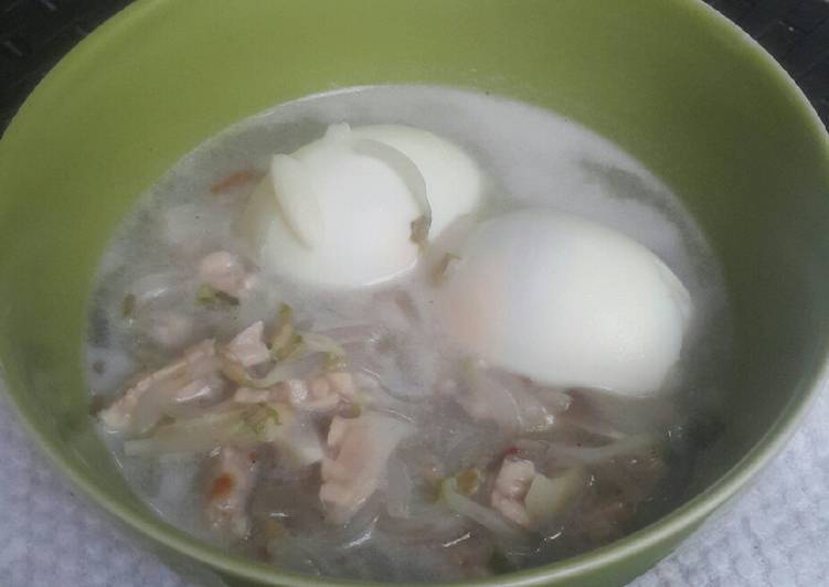 Bobor 3T (Tauge, Tempe,Telor). Menu 4 ☆. Maem sama nasi jadi 5☆
