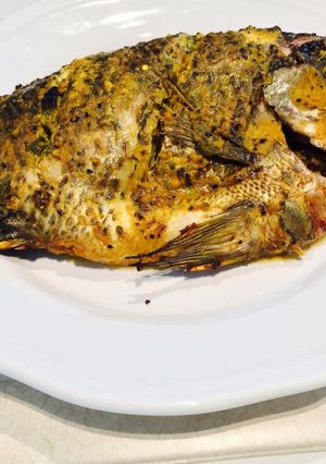 A picture of Tilapia fish recipe.