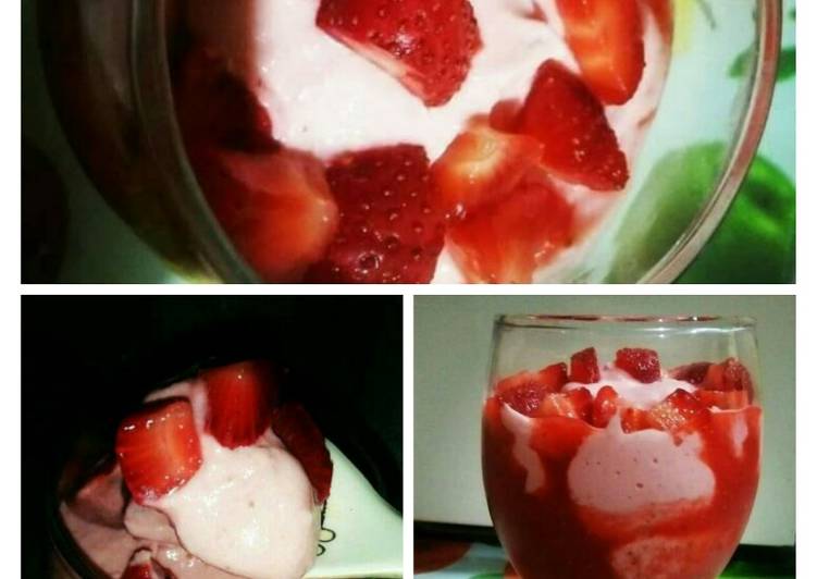 How to Make Strawberry Yoghurt🍓🍧 in 31 Minutes for Beginners