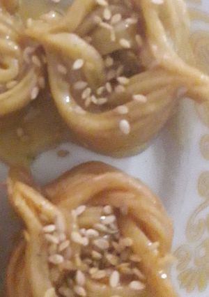 صورة لوصفة بشنيخة بمذاق الشباكية