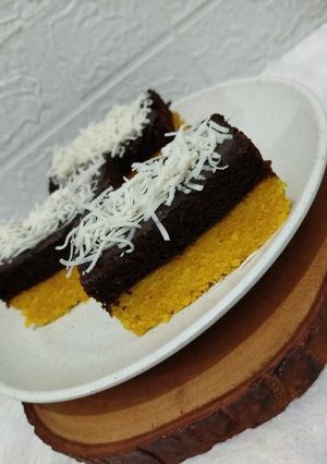 Resep Cake Labu Kuning Kukus oleh Novi Ariesta Azzhra - Cookpad