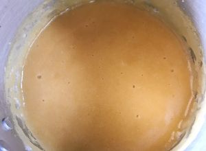 Hình của món Ăn dặm bé 7,5m: cháo hạt sen cà rốt thịt bò.