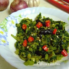 A picture of Spinach Stir Fry.