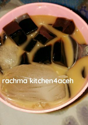 Foto resep Es Cappucino cincau hitam