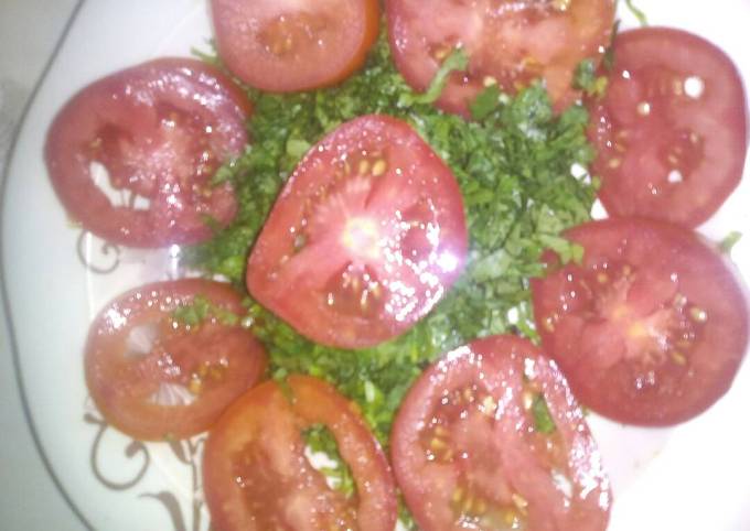 Tomato coriander kachumbari