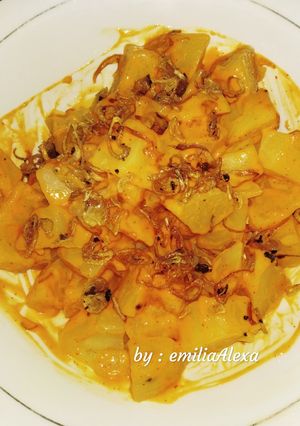 Foto resep Salad kentang pedas manis