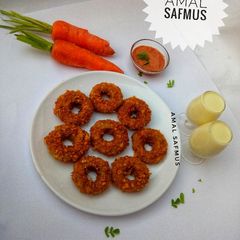 A picture of Yam doughnuts.