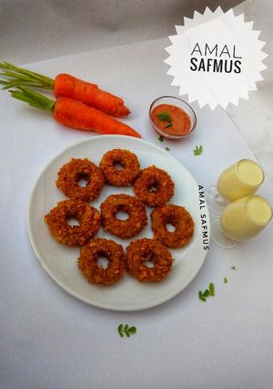 A picture of Yam doughnuts.