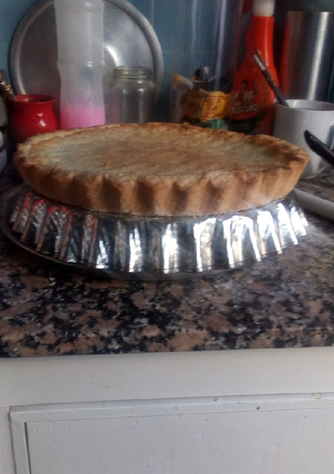 Una foto de Tarta de coco y dulce de leche