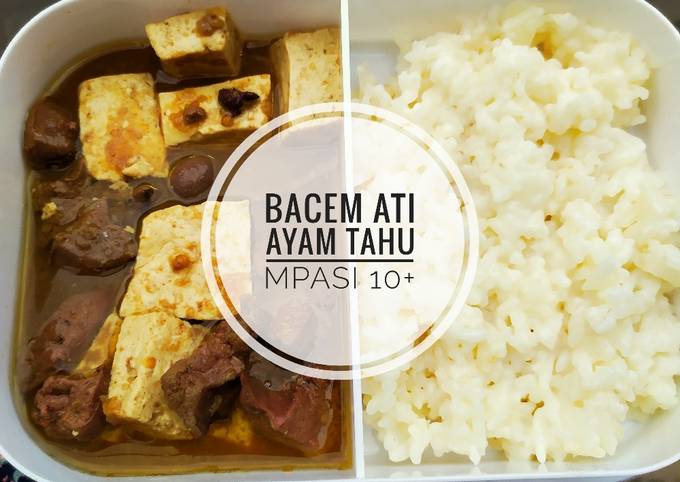 Cara Gampang Membuat Bacem Ati Ayam Tahu (MPASI 10+) Anti Gagal