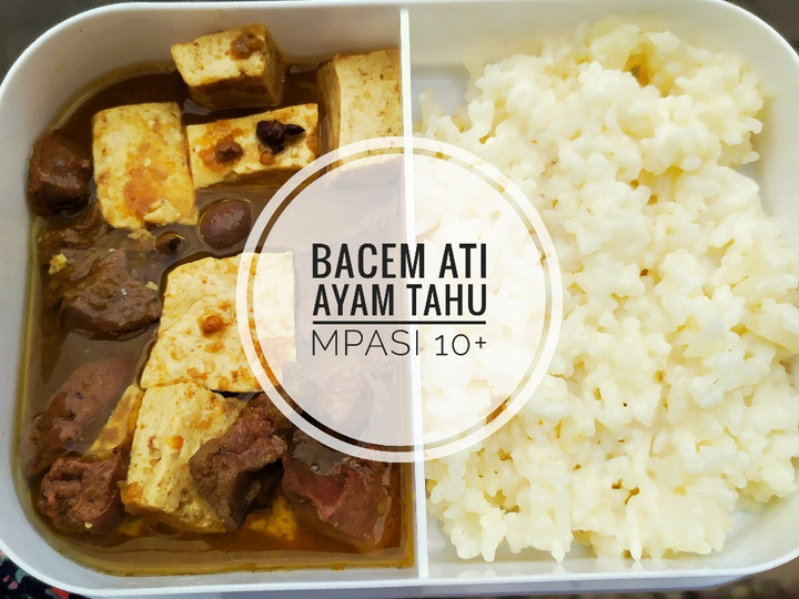 Cara Gampang Membuat Bacem Ati Ayam Tahu (MPASI 10+) Anti Gagal