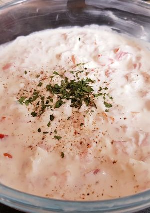 A picture of My Mozzarella, Tomato & Ham Dip.