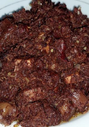 Foto resep Ra'a Rete (babi masak darah)