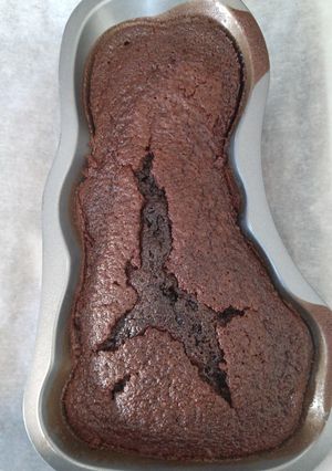 A picture of Easter Bunny Chocolate Cake.