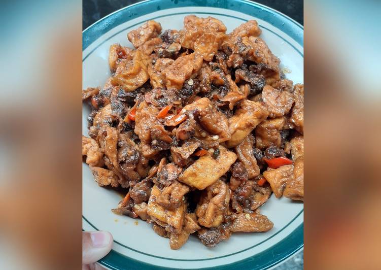 Oseng tahu - kerang