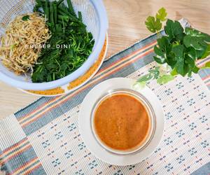 Fresh, Menyajikan 040. Bumbu pecel sayur Ala Warung