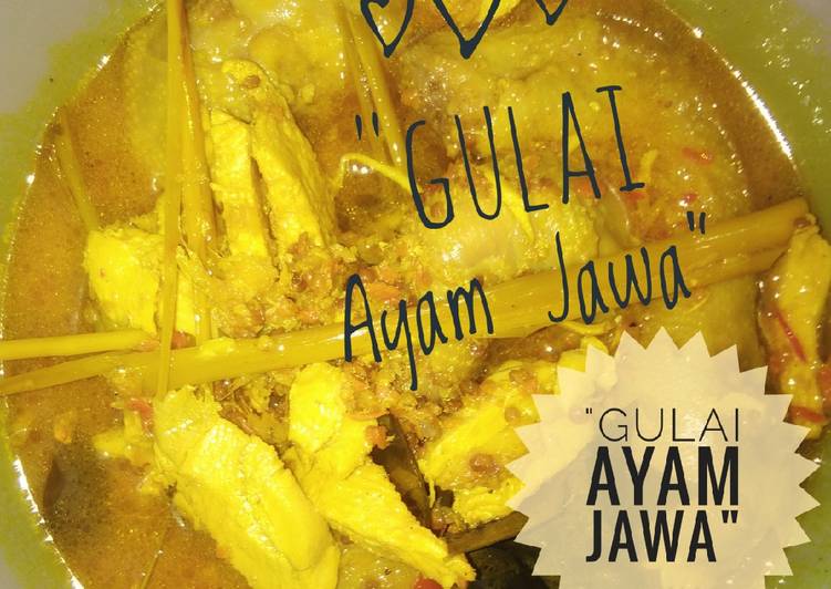Cara Memasak Gulai Ayam Jawa Yang Gurih