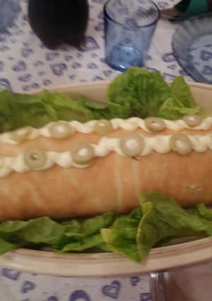Una foto de Pionono de pollo